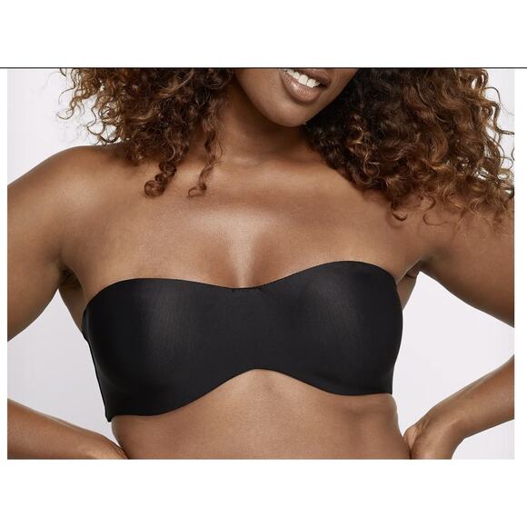 3 for $9 Lilyette by Bali Tailored Strapless Minimizer Bra #LY0939 Black - Picture 1 of 7